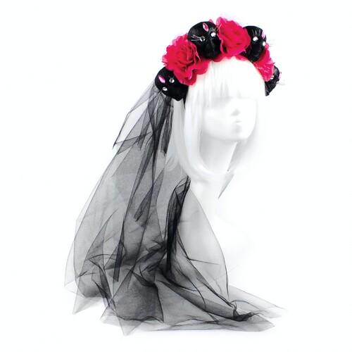 Обруч Santa Benita с фатой SETA Decor 19-909ML