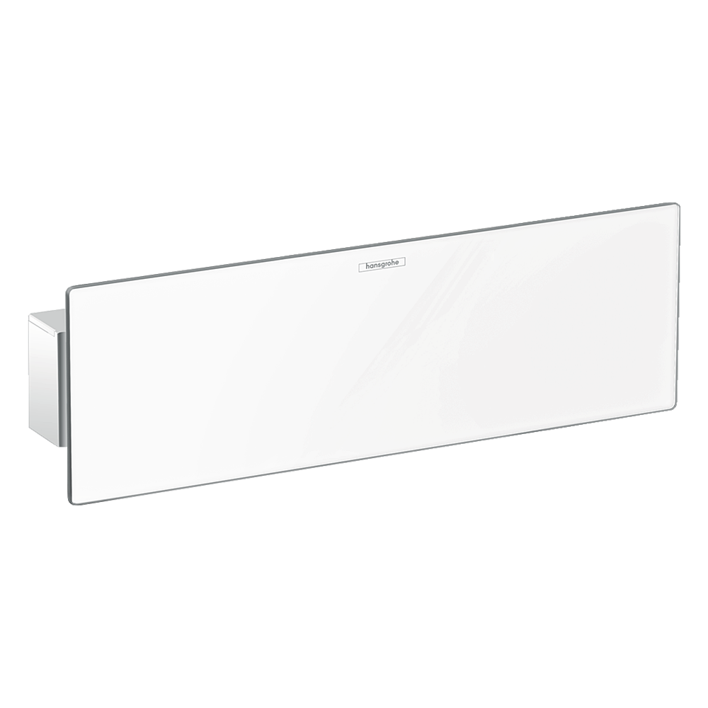 Шланговое подключение для душа Hansgrohe Fixfit Porter 300 с держателем и полочкой Белый/Хром (26456400)