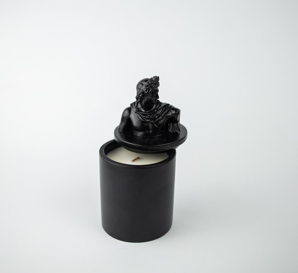 Аромасвечка Гранд Презент Apollo Burley Vanilla 100% wood wax 165 г Black (nac 1026bl)