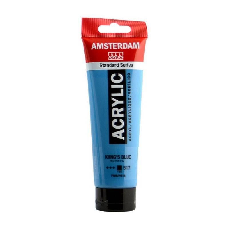 Акриловая краска Amsterdam Royal Talens 120 мл 517 Королевский синий (Az1-8712079268190)