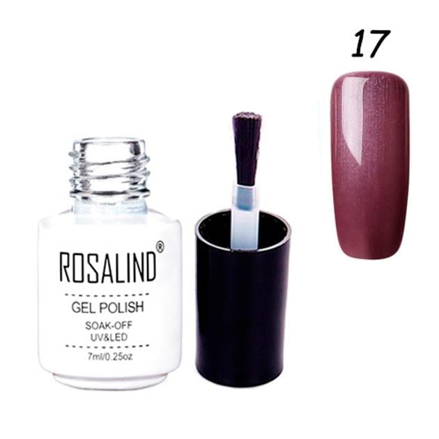 Гель-лак для ногтей Rosalind 7 мл 17 Темный пион шиммер - фото 1 Гель-лак для ногтей Rosalind 7 мл 17 Темный пион шиммер - фото 1