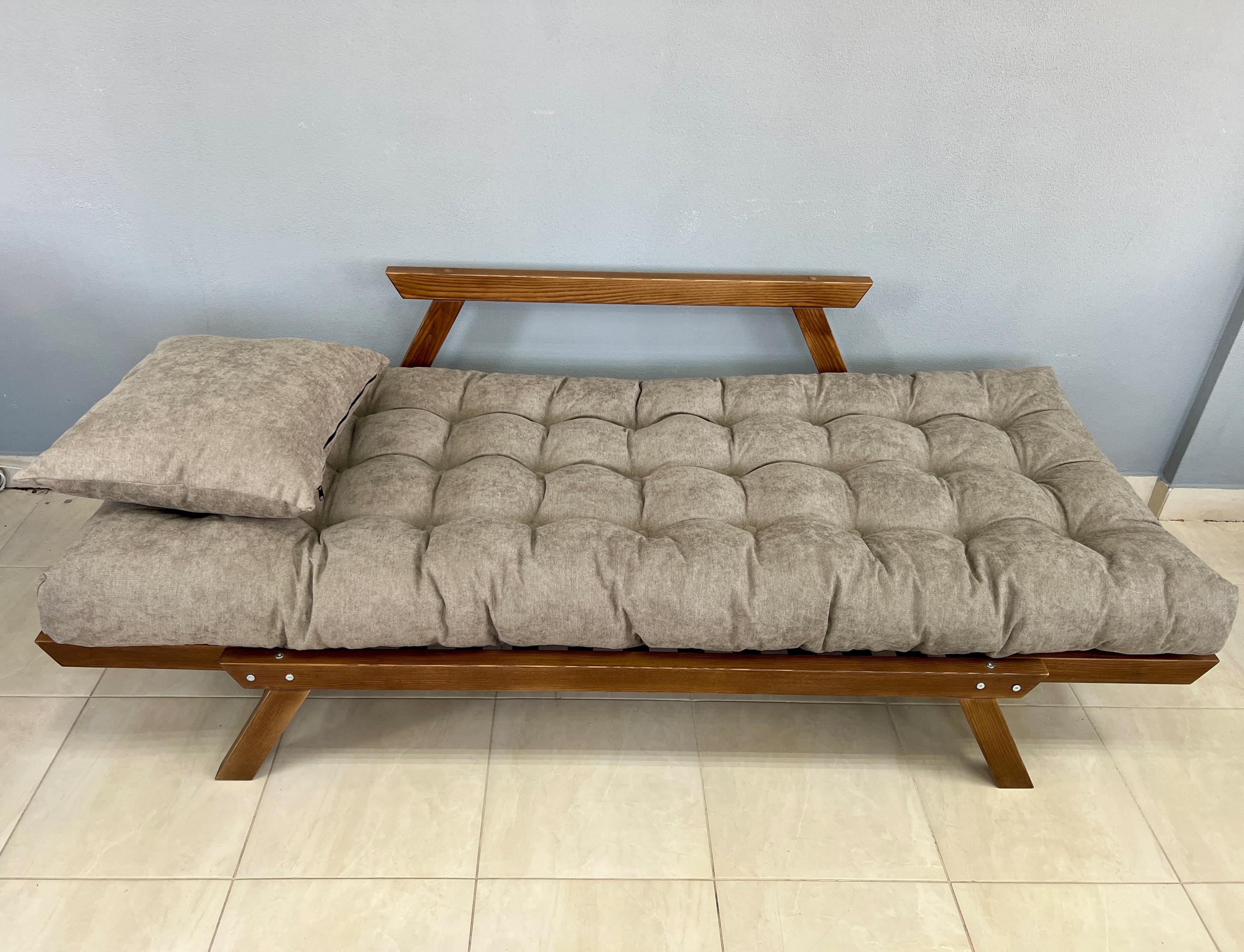 Диван дерев'яний Woody Нью-Йорк розкладний ясен Коричневий (47549) - фото 6