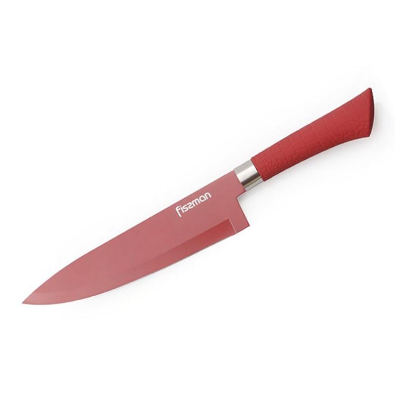 Нож поварской Fissman Arcobaleno FS-2291 20 см Красный (6-6-4713411)