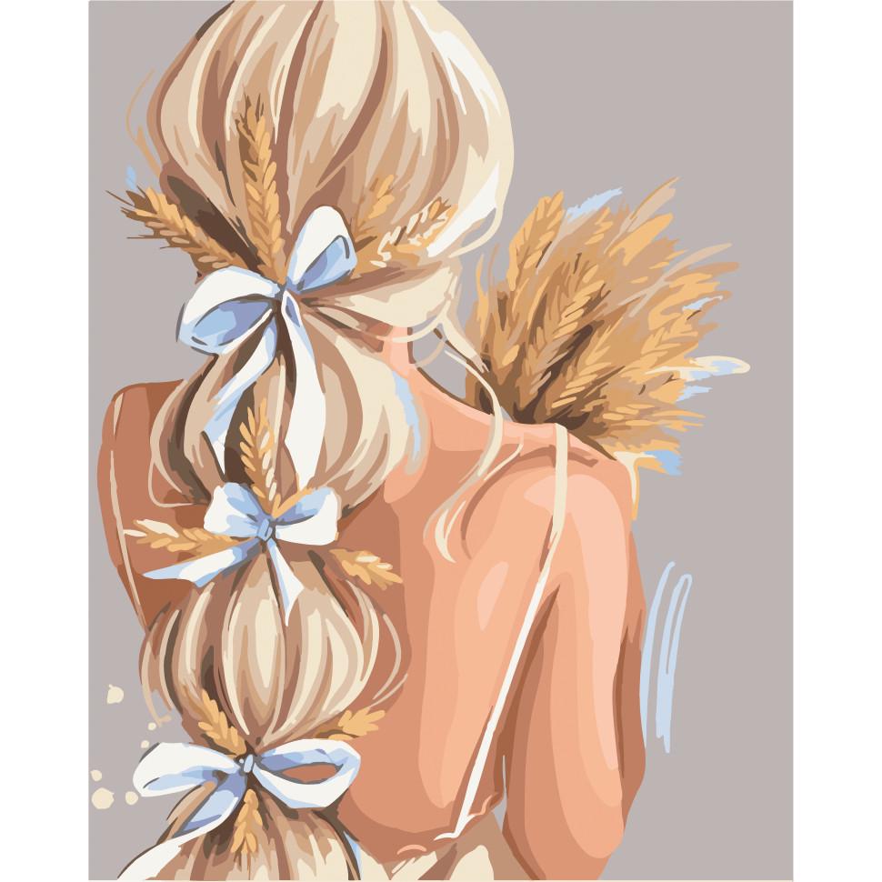 Картина по номерам Bambi Полевая девушка 40х50 см (10389-NN)