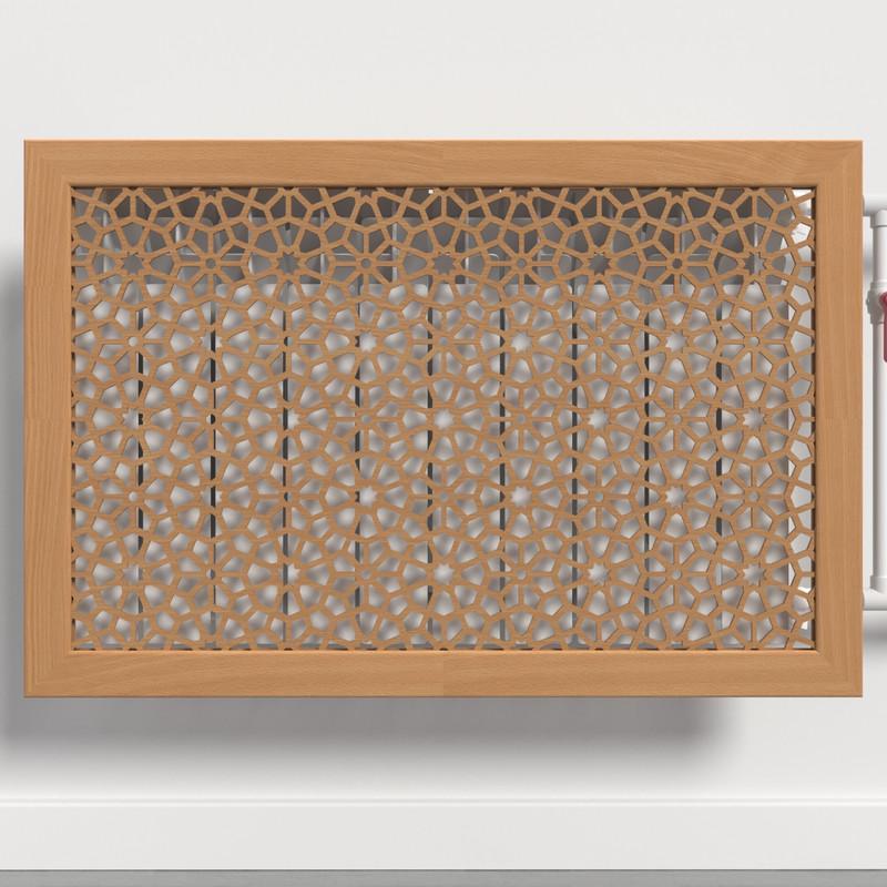 Решетка-экран на батарею SMARTWOOD 1200 мм Бук Бавария (R20874105)