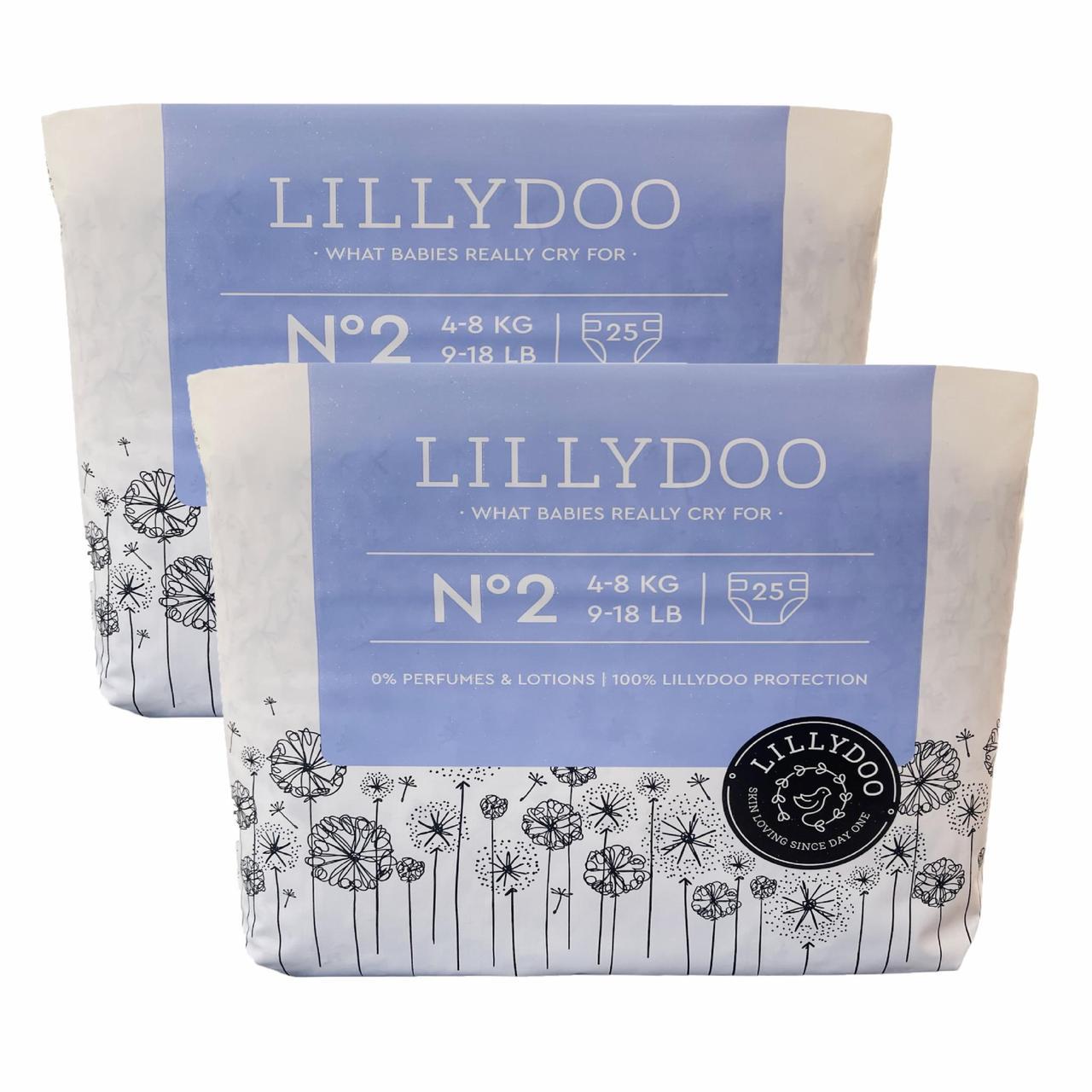 Підгузки дитячі LILLYDOO 2 4-8 кг 50 шт. (2511827424)