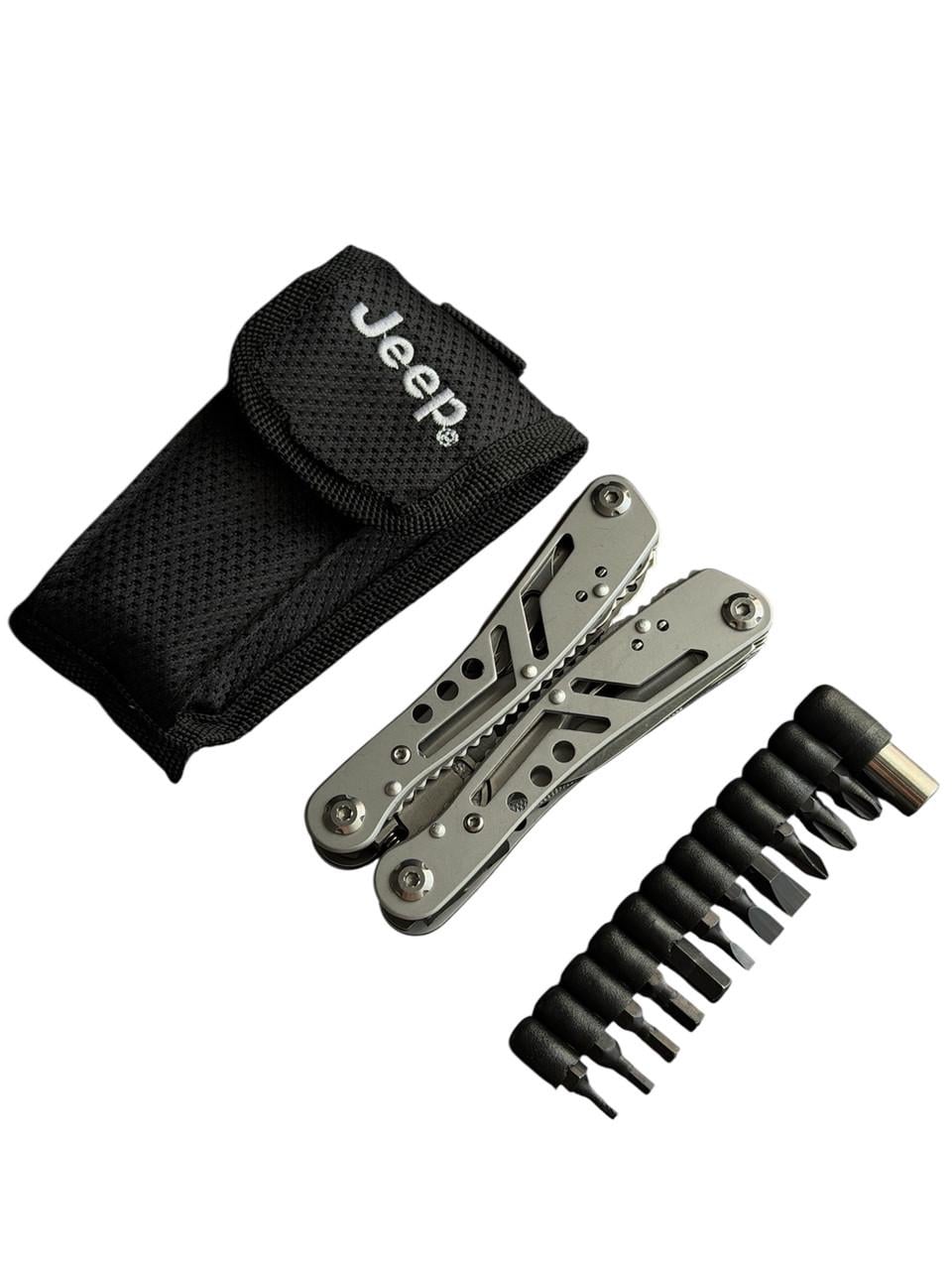 Мультитул Jeep набір інструментів 16 до 1 KN1166 Сірий