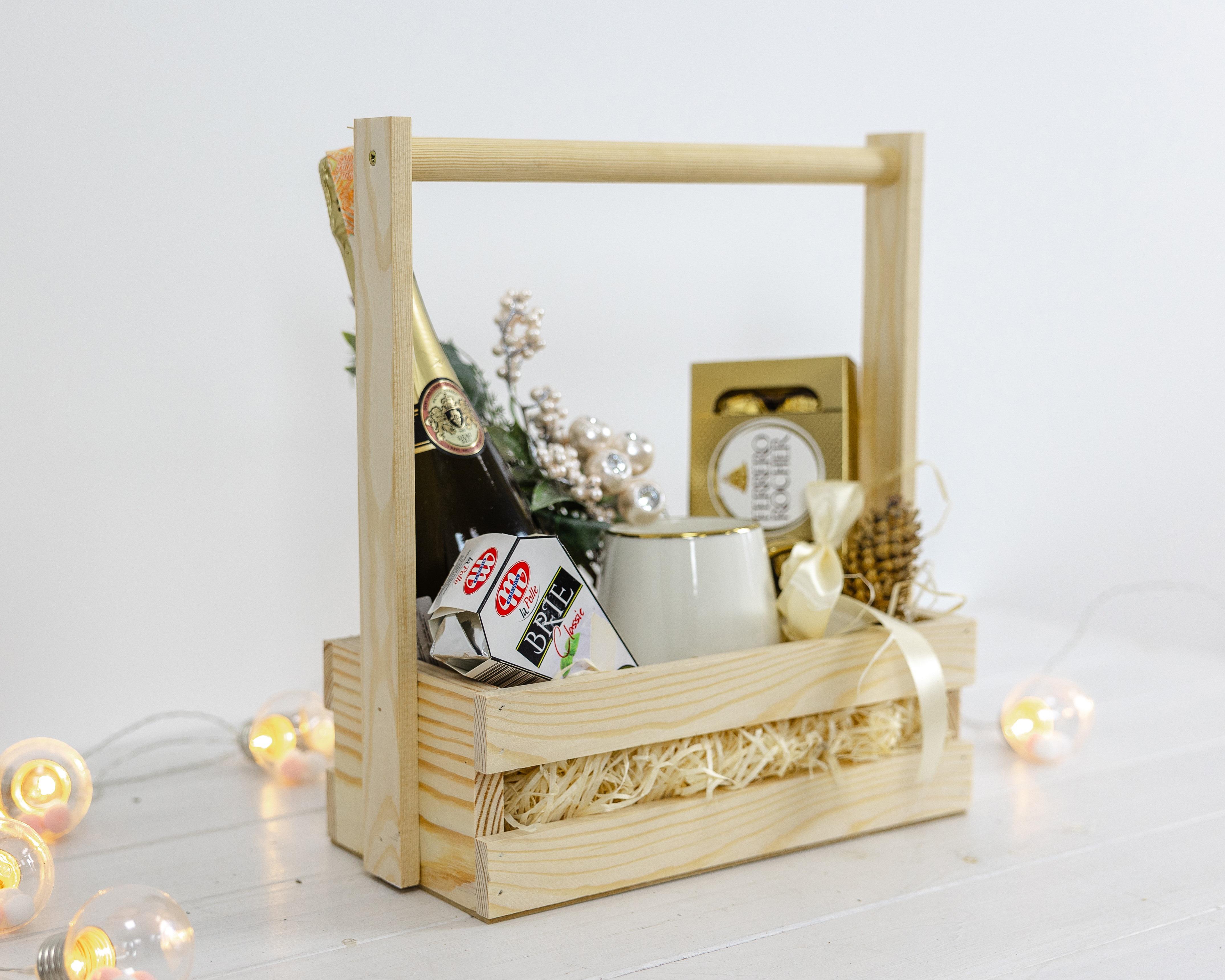 Ящик деревянный для подарков Лагом некрашеный (0001149) - фото 2