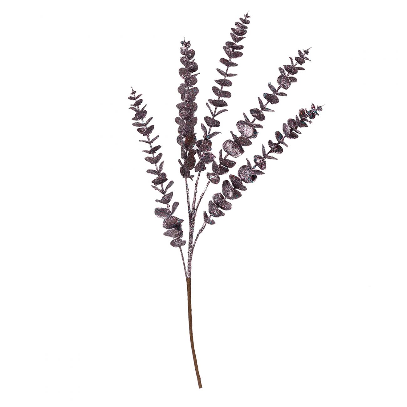 Ветка декоративная Yes!Fun Эвкалипт 74 см глиттер Фиолетовый (0974281)
