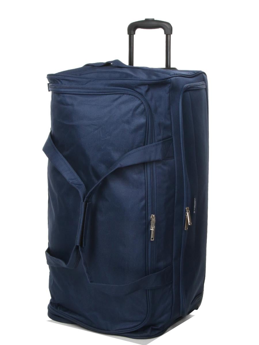 Дорожная сумка на колесах большая Airtex L 75x36x38 см 100 л 2,8 кг Синий (823-75)