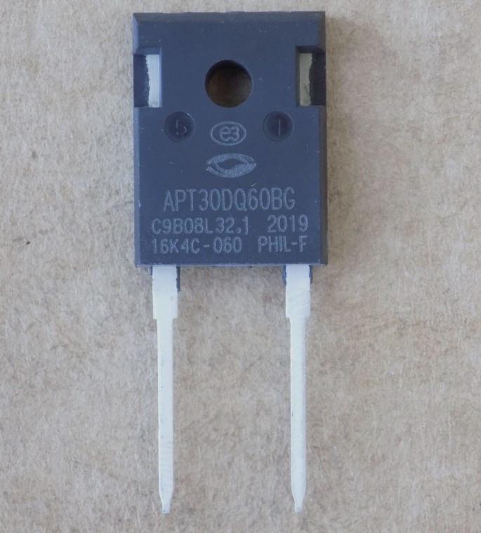 Диод APT30DQ60BG APT30DQ60B/30DQ60B/TO247-2pin (50472)