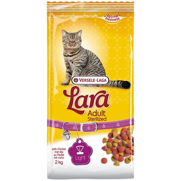 Корм для котів Lara Sterilized для кастрованих котів та стерилізованих котів 2 кг