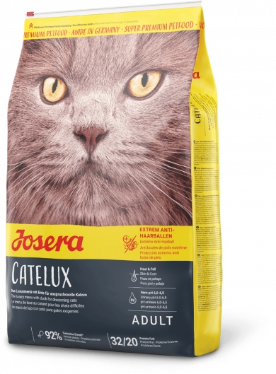 Корм сухий Josera Catelux для довгошерстних котів з качкою та картоплею 10 кг (50005505) - фото 1