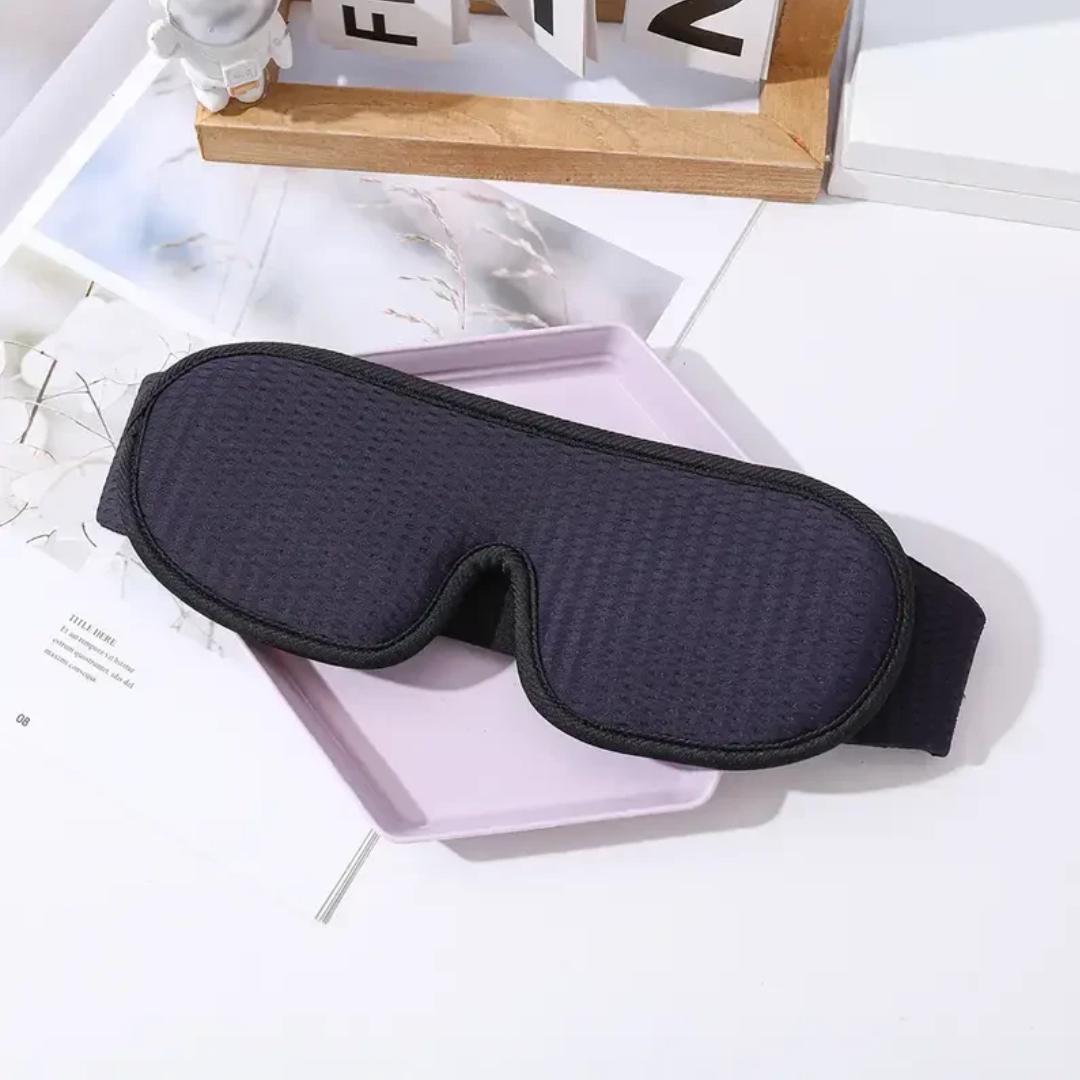 Маска на глаза для сна и отдыха Sleep Eye 3D с дышащим эффектом Синий - фото 2