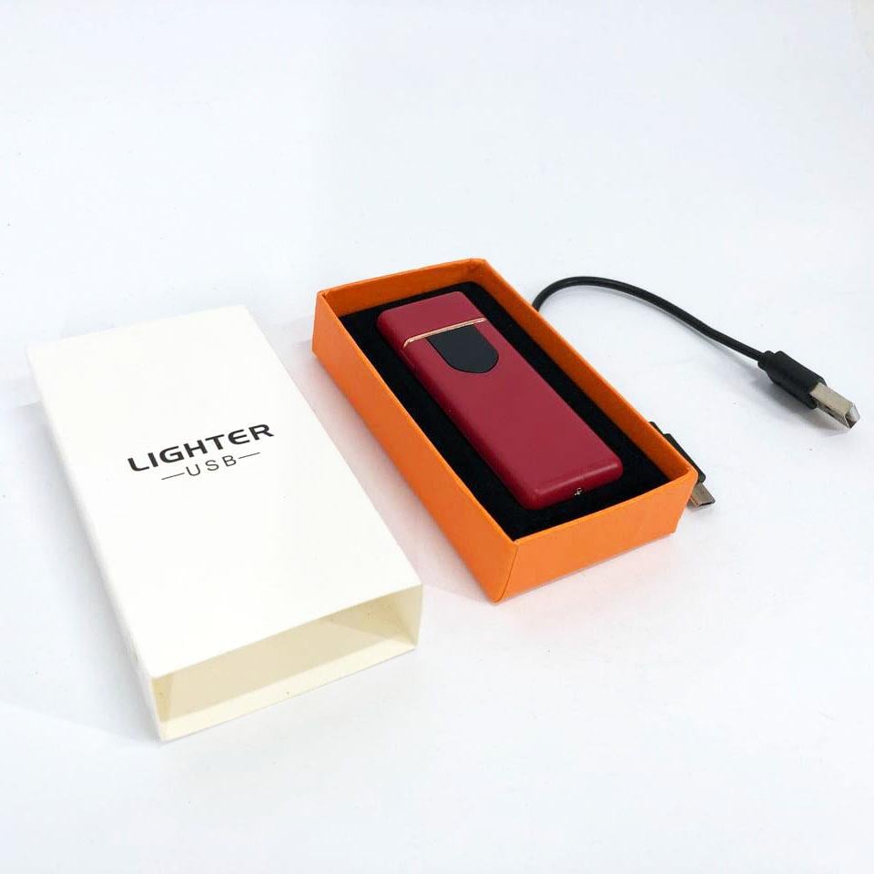 Электроподжигатель USB ZGP ABS сенсорный Красный - фото 9