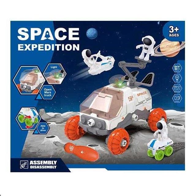 Набор игровой космоса Марсоход с подсветкой 2 игровые фигурки White (124165)