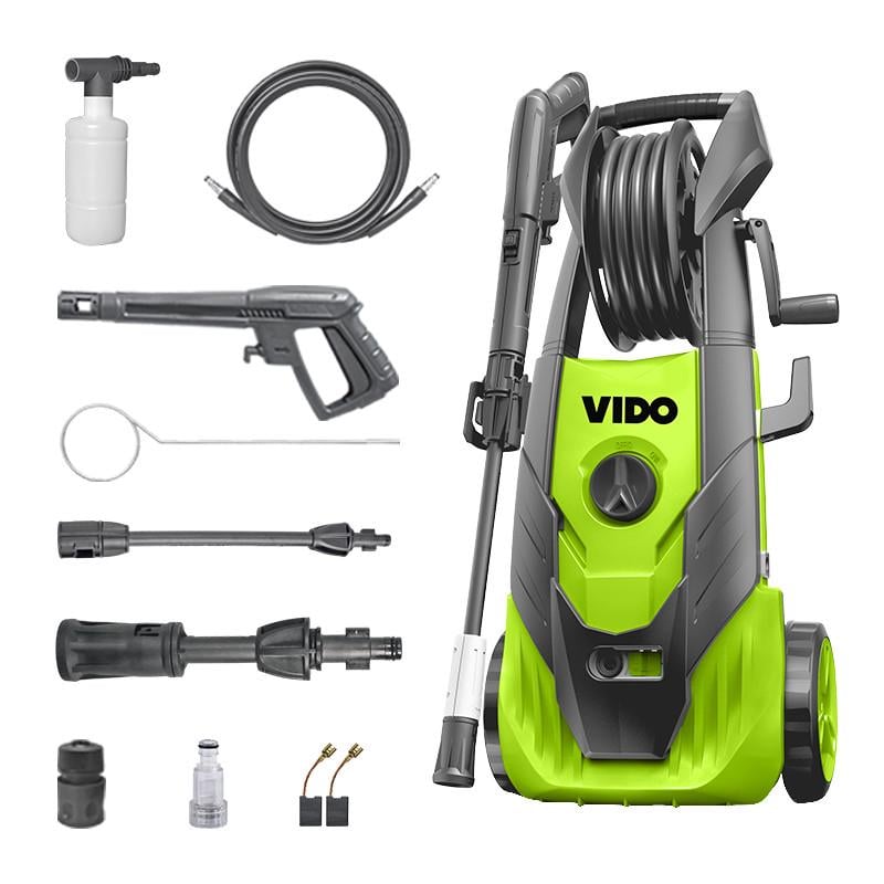 Минимойка Vido WD020412000 150 бар 2000 Вт (27563510) - фото 2 Минимойка Vido WD020412000 150 бар 2000 Вт (27563510) - фото 2