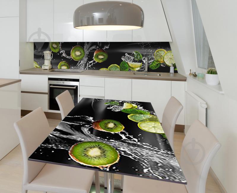 Наклейка 3Д виниловая на стол Zatarga «Киви и лайм» 650х1200 мм (Z184619/1st) Наклейка 3Д виниловая на стол Zatarga «Киви и лайм» 650х1200 мм (Z184619/1st)