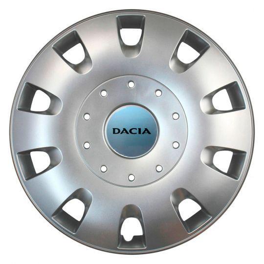 Автомобильные колпаки SKS 401 R16 с логотипом Dacia 4 шт. Серебристый