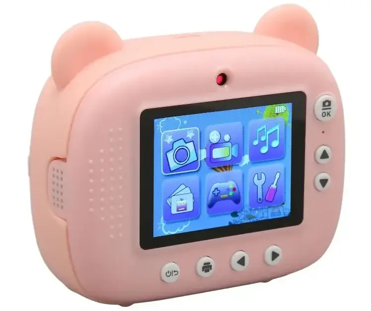 Детский фотоаппарат моментальной печати А-Toys 9373 Розовый (9373 /840)