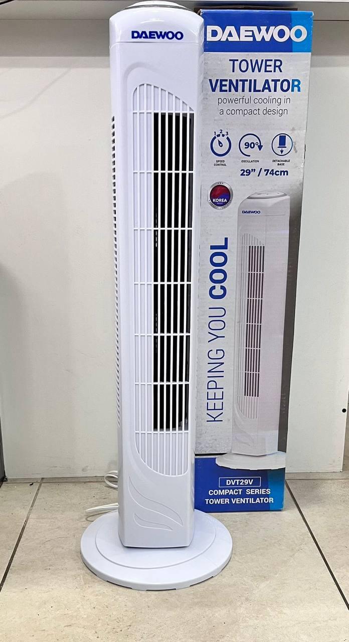 Вентилятор підлоговий Daewoo DVT29V Білий (16880688) - фото 2 Вентилятор підлоговий Daewoo DVT29V Білий (16880688) - фото 2