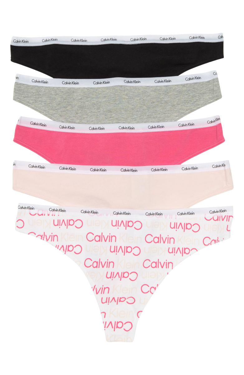 Набор женских трусов тонг Calvin Klein XL Разноцветный (1159784230) - фото 1 Набор женских трусов тонг Calvin Klein XL Разноцветный (1159784230) - фото 1