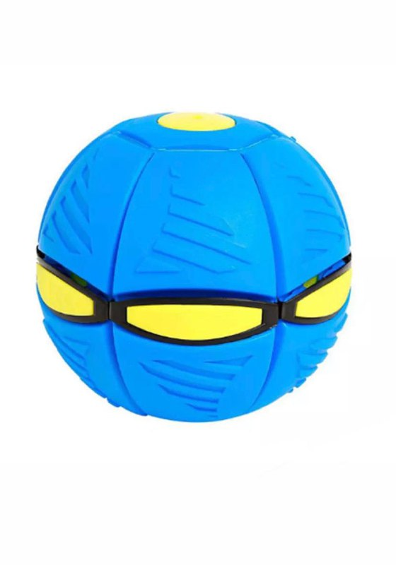 Фріз м'яч-трансформер 2в1 Fun Game M12081 Flat Ball Disk Синій (1757172115)