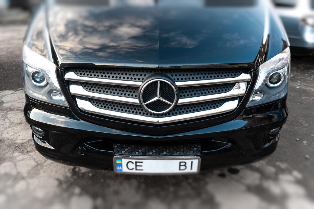 Накладки на решетку CarmosТурецкая сталь для Mercedes Sprinter W906 2006-2018 гг. нержавеющая сталь Хром