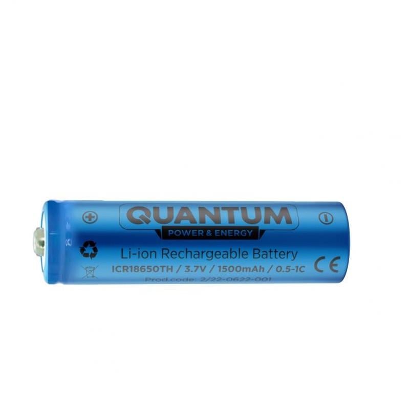 Аккумулятор Quantum 18650 3,7V 1500 mAh Li-ion с клемой (103660)