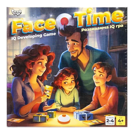 Настільна гра розвиваюча "Face Time" FT-01-01 з дзвіночком (7960)