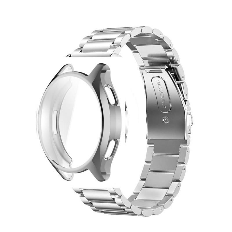 Комплект для часов Xiaomi Watch 2 Rolex design защитный чехол и ремешок 22 мм Серебристый (2345029702)