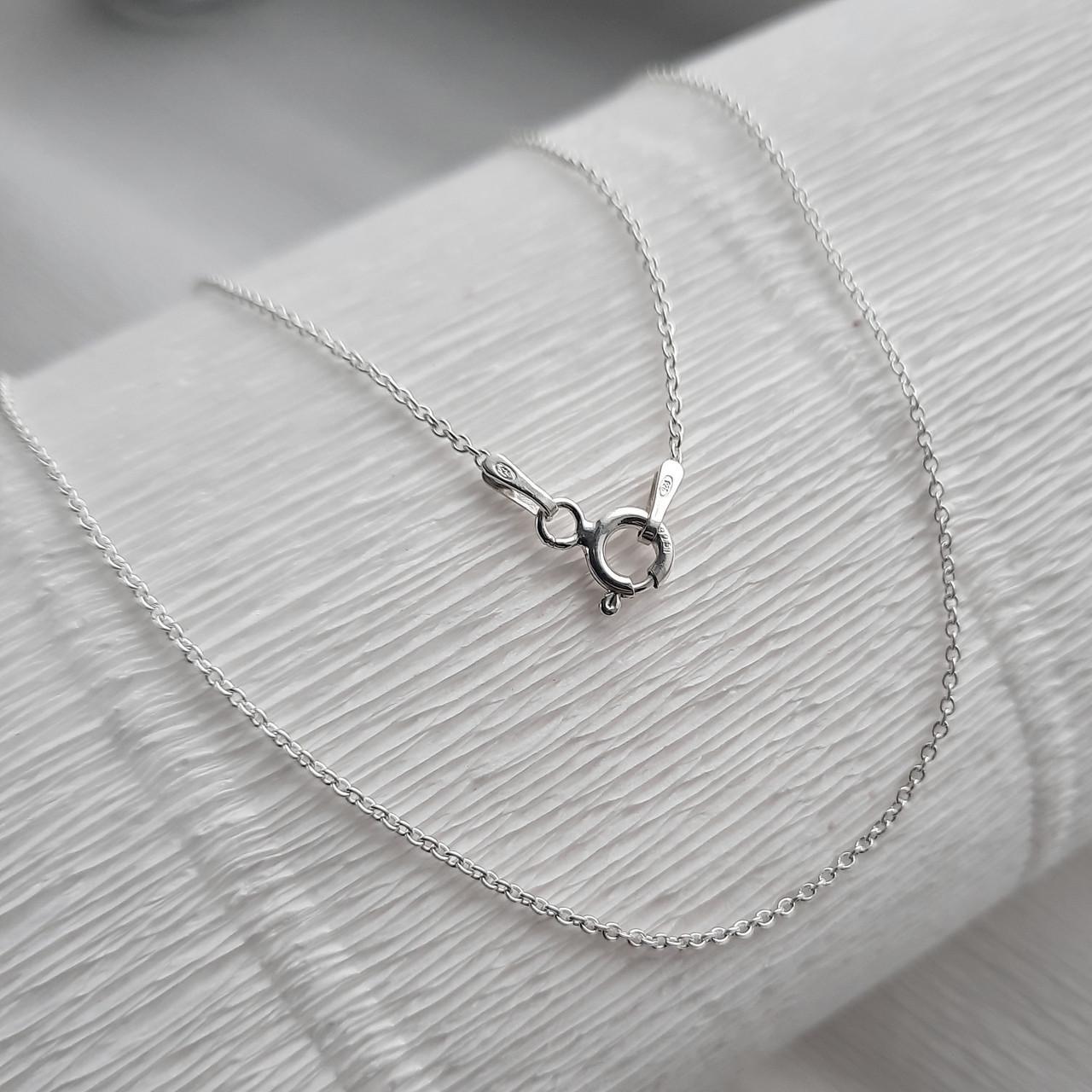 Серебряная цепочка якорное плетение 50 см (223ц50)