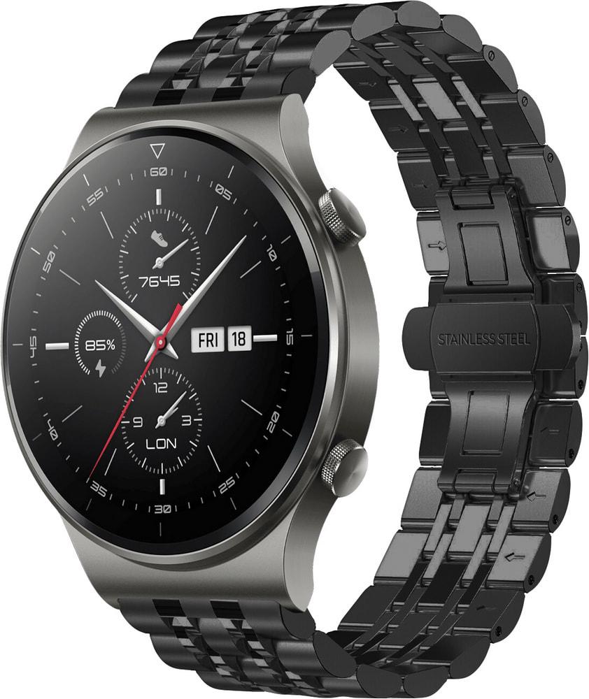 Браслет металлический Spinye для Huawei Watch GT 2 Pro Black (28949-2B)