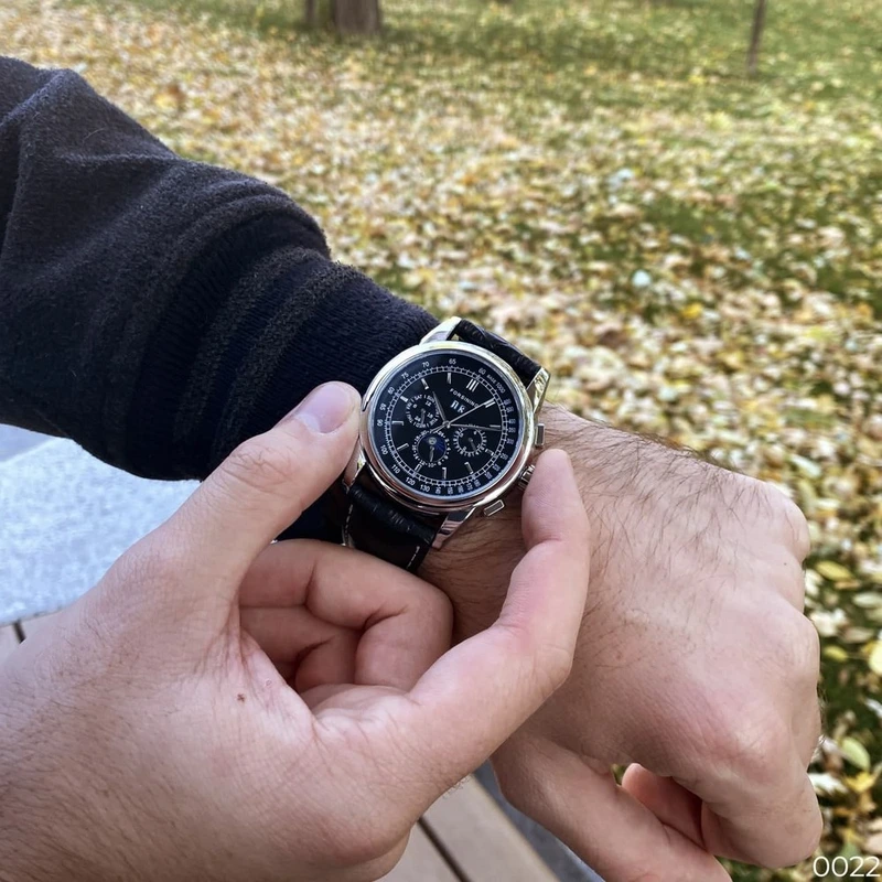 Наручний годинник Forsining 319 Black/Silver - фото 9 Наручний годинник Forsining 319 Black/Silver - фото 9