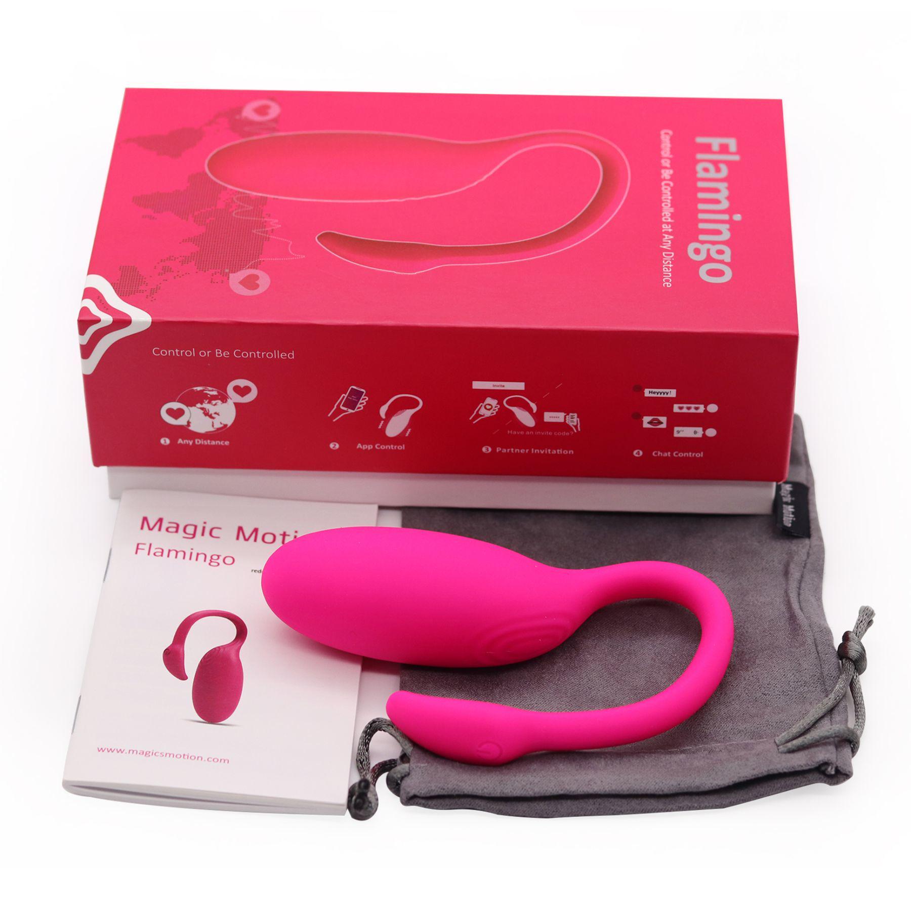 Виброяйте смарт Magic Motion Flamingo со стимулятором клитора/3 вида упражнений Кегеля (SO2686)