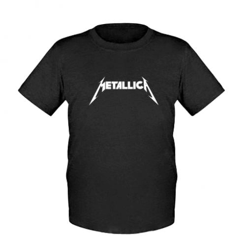 Футболка детская Logo Metallica 92 см Черный (10688653-2-165070-3XS)