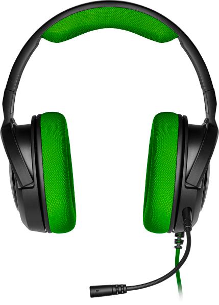 Наушники игровые Corsair HS35 Green (CA-9011197) - фото 3