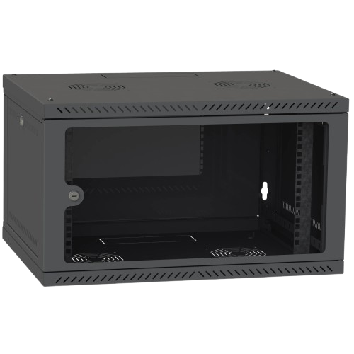 Шкаф серверный IPCOM 4U телекоммуникационный со стеклом IP20 600x450 мм Black (395e8eb0)