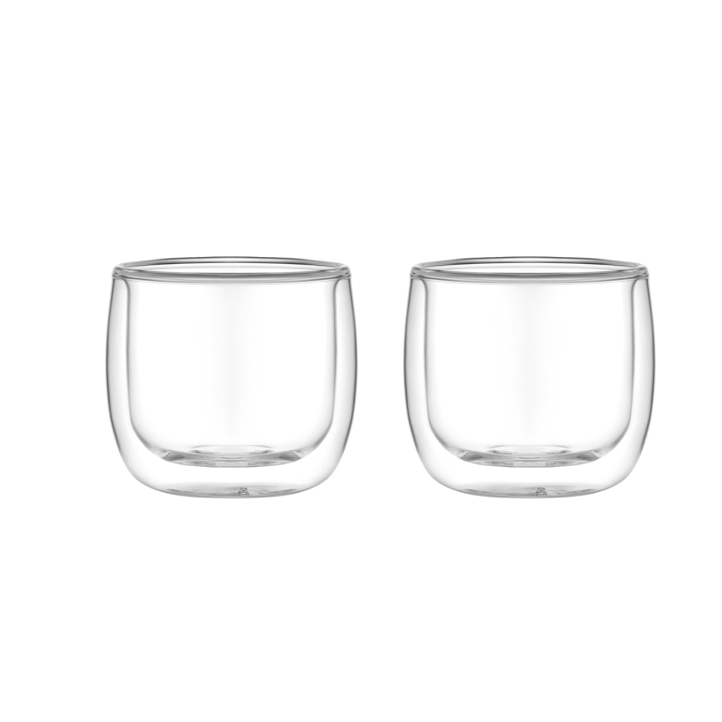 Набор чашек с двойными стенками Ardesto AR2626B 260 мл 2 шт. Прозрачный (afb026a8)