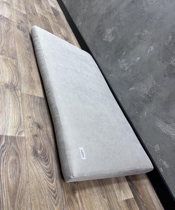 Матрас Comfort Home на подоконники/каркасы/поддоны/садовую мебель замшевый 120х40х5 см Grey