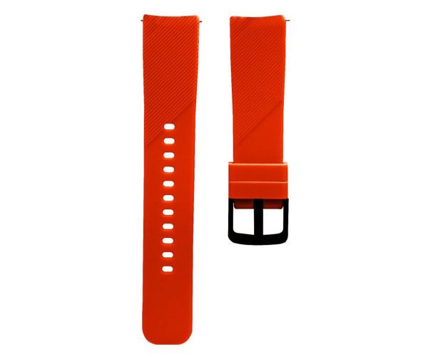 Ремешок Silicone diagonal stripe для Xiaomi Amazfit Bip 20 мм Красный (24204)