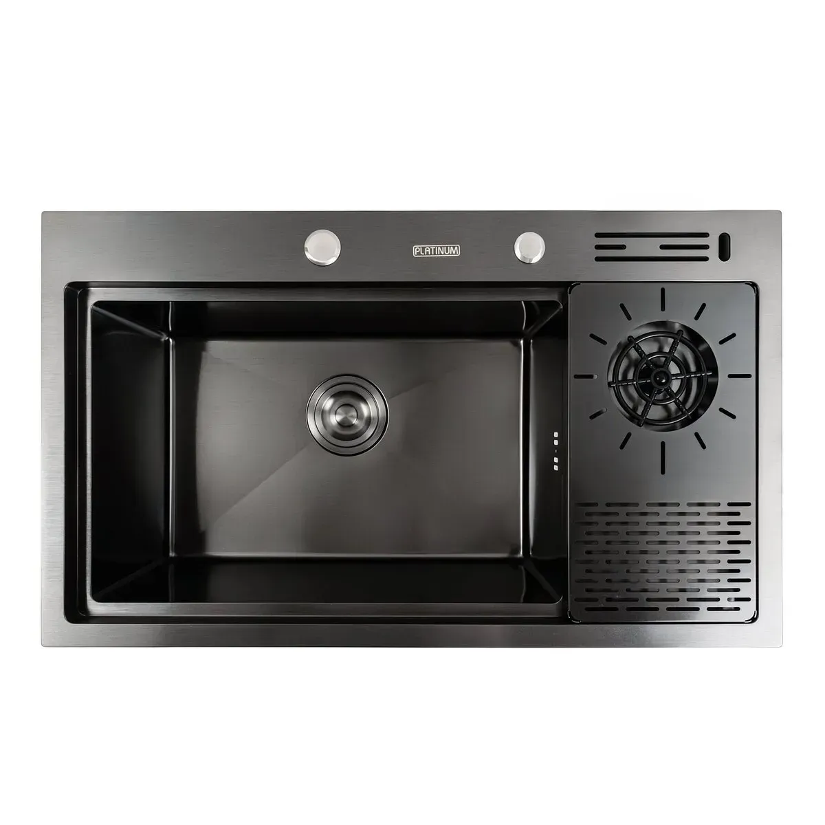 Мойка для кухни Valeso Platinum Handmade PVD 78x46 см Черный (36686316) Мойка для кухни Valeso Platinum Handmade PVD 78x46 см Черный (36686316)