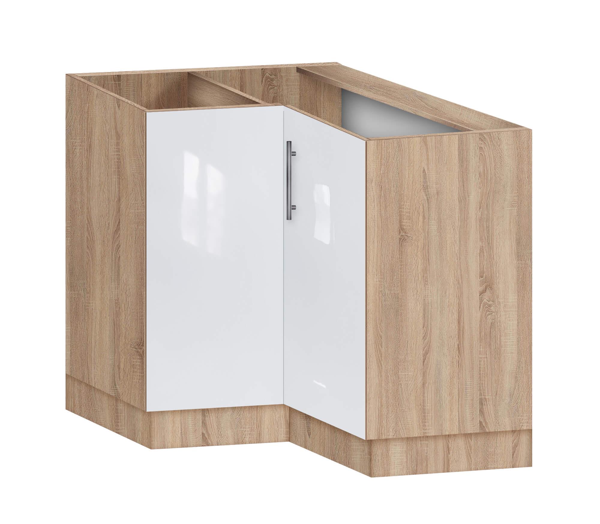 Тумба кутова кухонна №2 без стільниці з фарбованими МДФ фасадами МАКСІ-МЕблі (5102490)