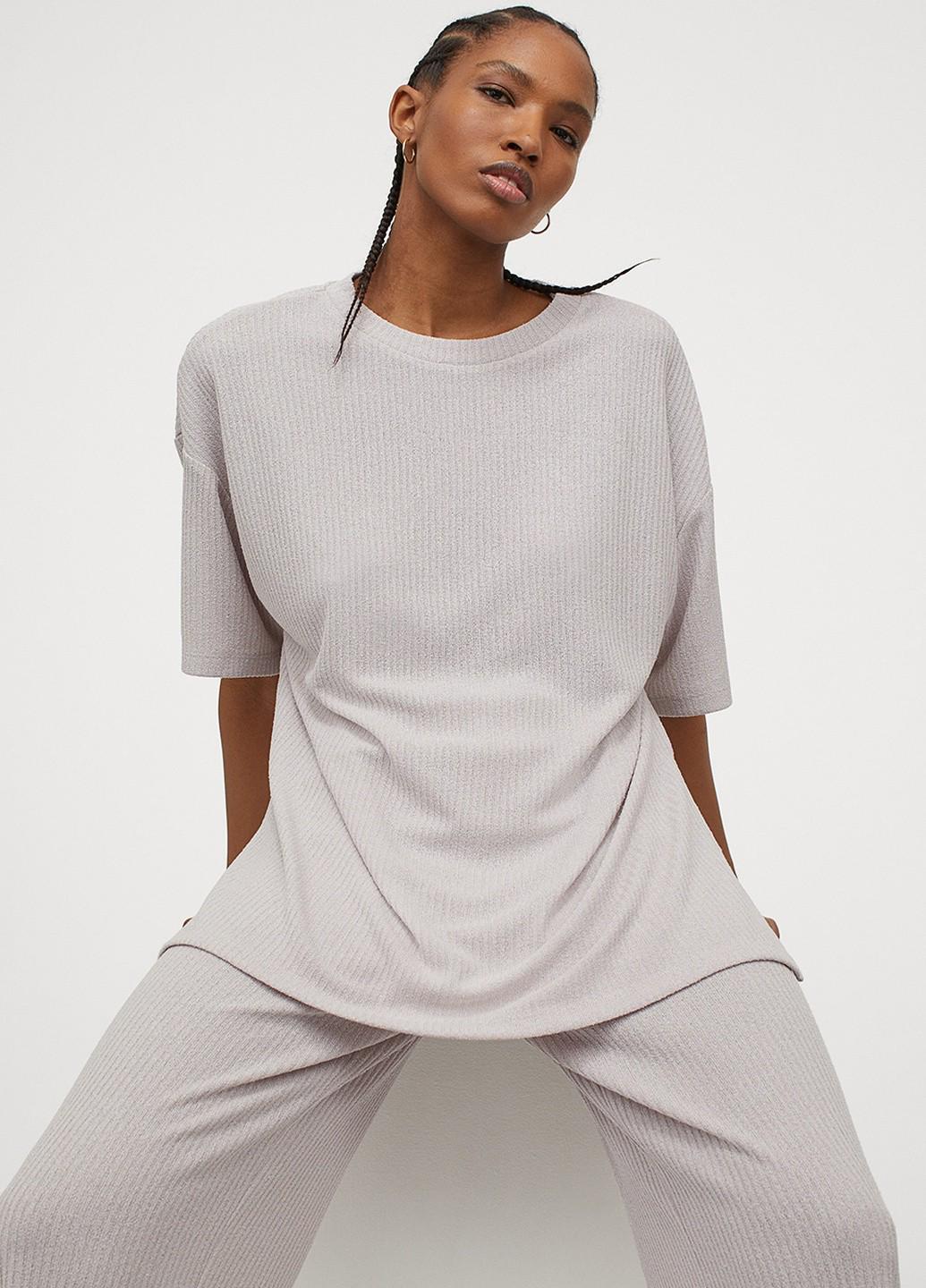 Футболка H&M S Бежевый (9675693b52)