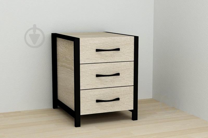 Тумба Ferrum-decor Вивьен 3 50x41x40 см Дуб Сонома (XK00148)