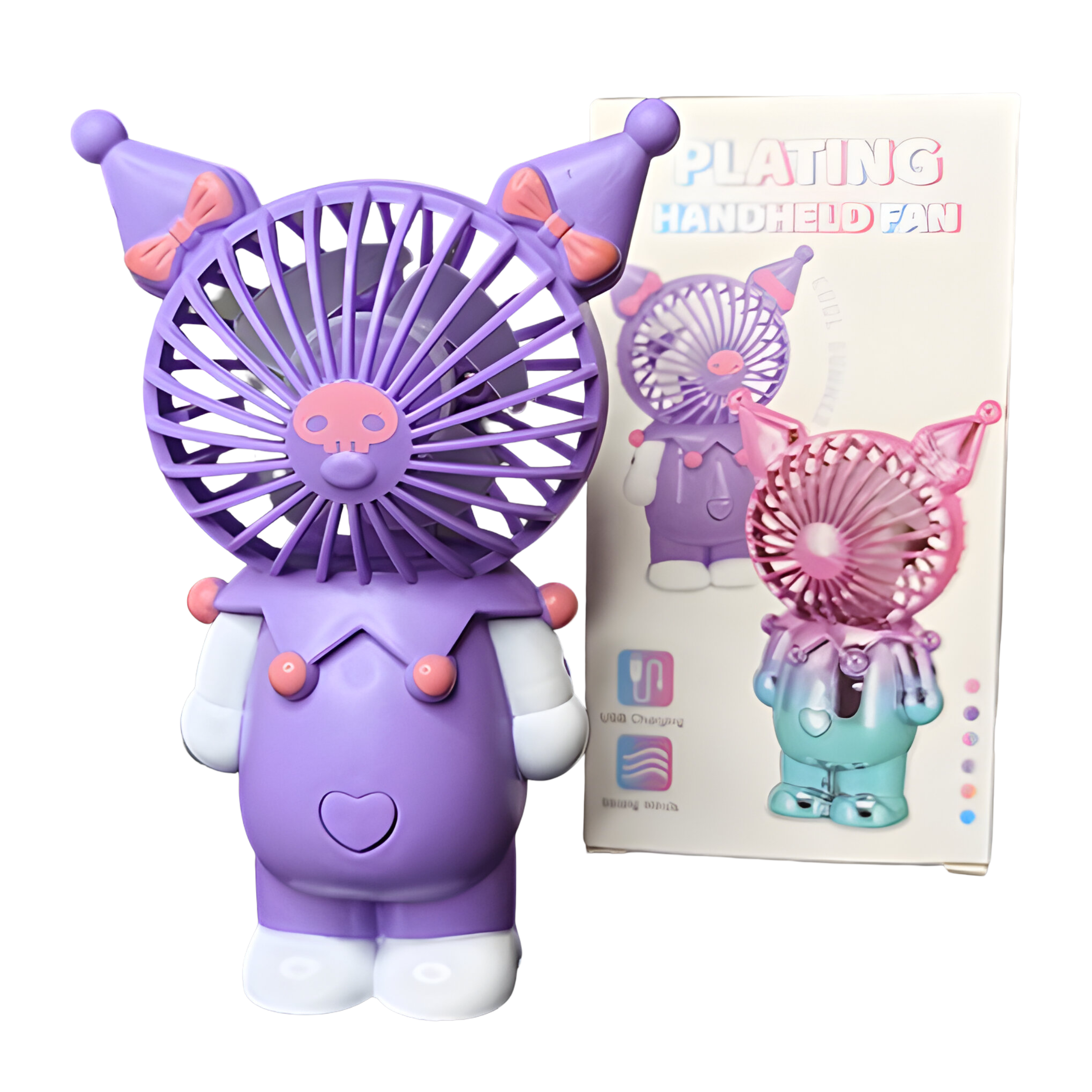 Дитячий вентилятор Куромі Бузковий (6829) - фото 3