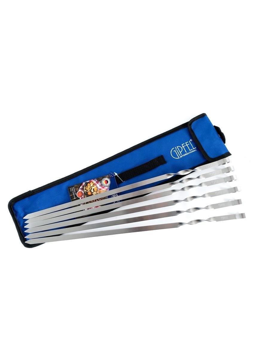 Набір шампурів Gipfel в нейлоновому чохлі 6 шт. 45 см