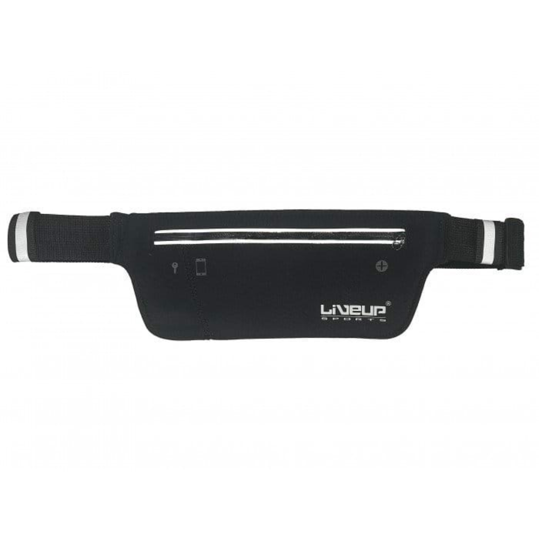 Пояс для бiгу LiveUp Waist Pack Чорний (NIA3799) - фото 3