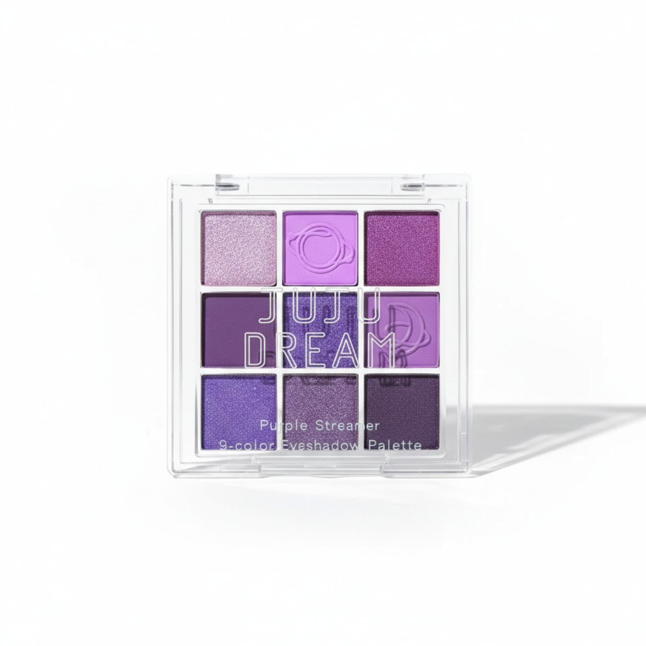 Тени для век Juju dream Purple streamer 9 оттенков матовые и шимерные текстуры Фиолетовый (2825559371)