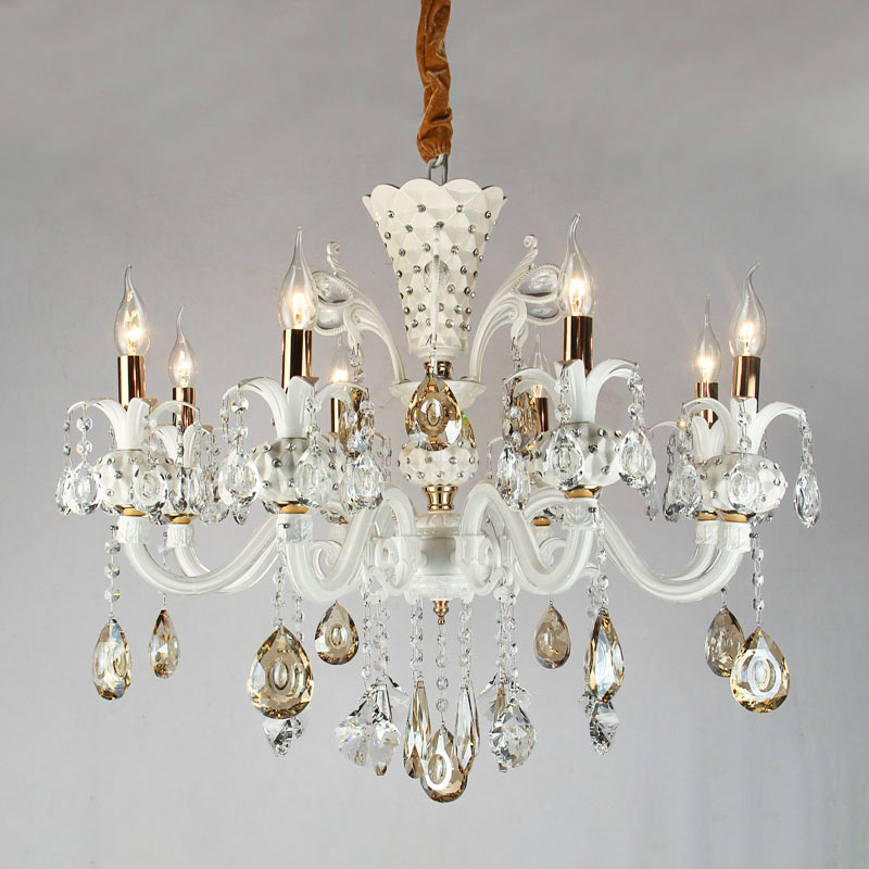 Люстра подвесная хрустальная Light House ES-15537/8 Белый